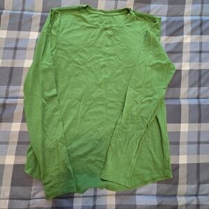 Lululemon Bright Green Long Sleeve Tee